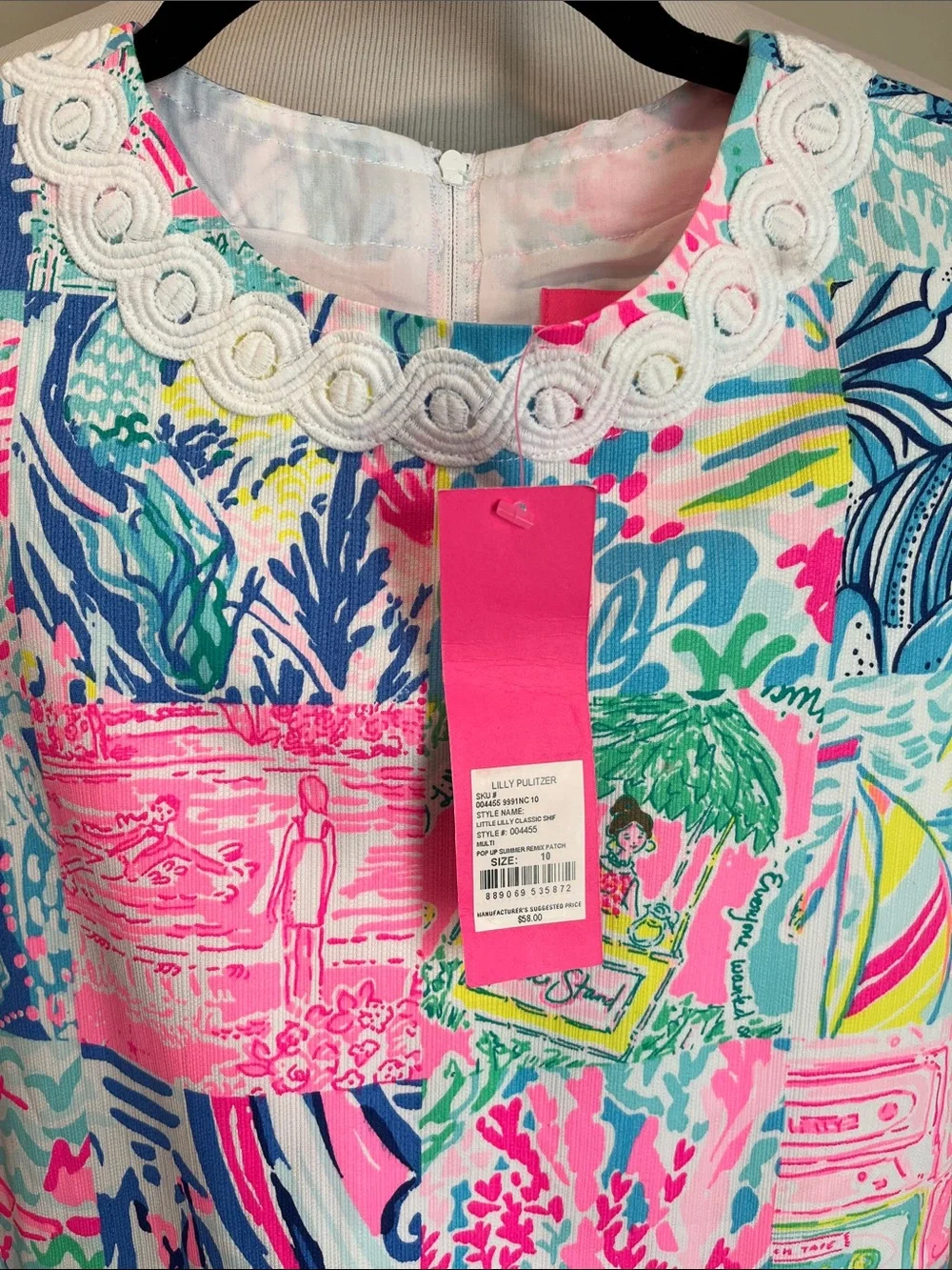 Lilly Pulitzer Girls' Multicolor Patchwork Tank Dress - Retail $58